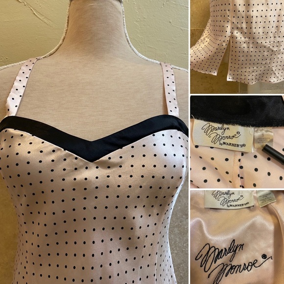 Vintage Marlyn Monroe Robe and Slip set size P/S - Picture 3 of 6